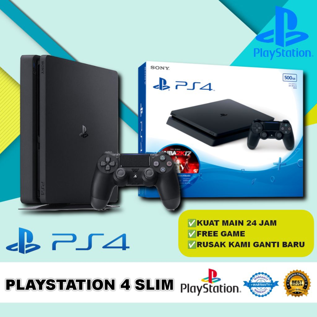 Playstation 4 Slim | PS4 SLIM | PS4 Original | SONY PLAYSTATION 4 | PS4 SLIM 500GB | 1TB |