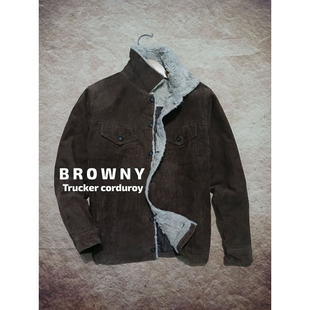 jaket BROWNY bahan corduroy keren recomend