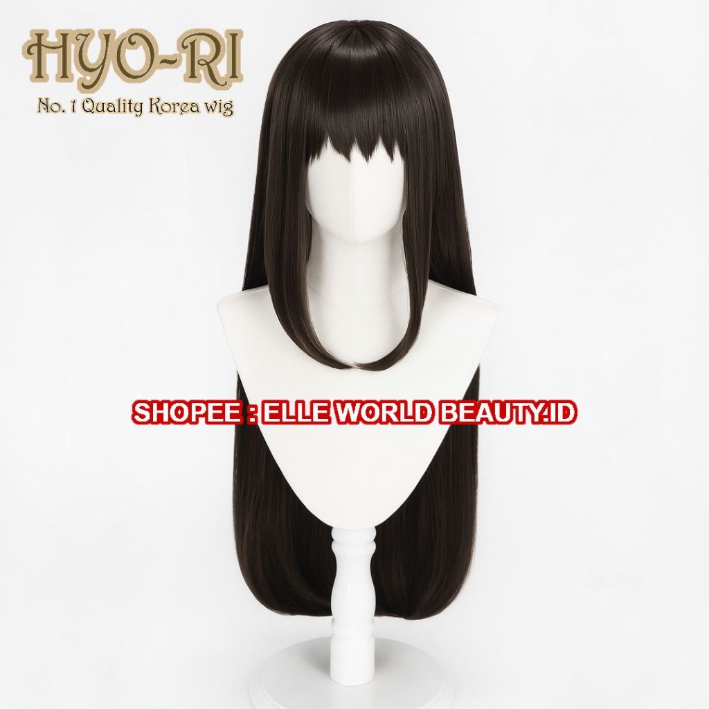 HYO-RI WIG : WIG OSARAGI WIG COSPLAY ANIME SAKAMOTO DAYS WIG CEWE CEWEK WANITA PANJANG 1 METER LURUS
