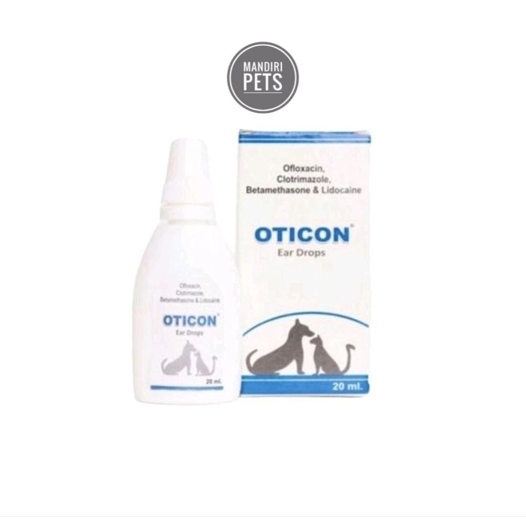 Oticon Ear Drops 20ml Pembersih Kotoran Telinga Kucing & Anjing