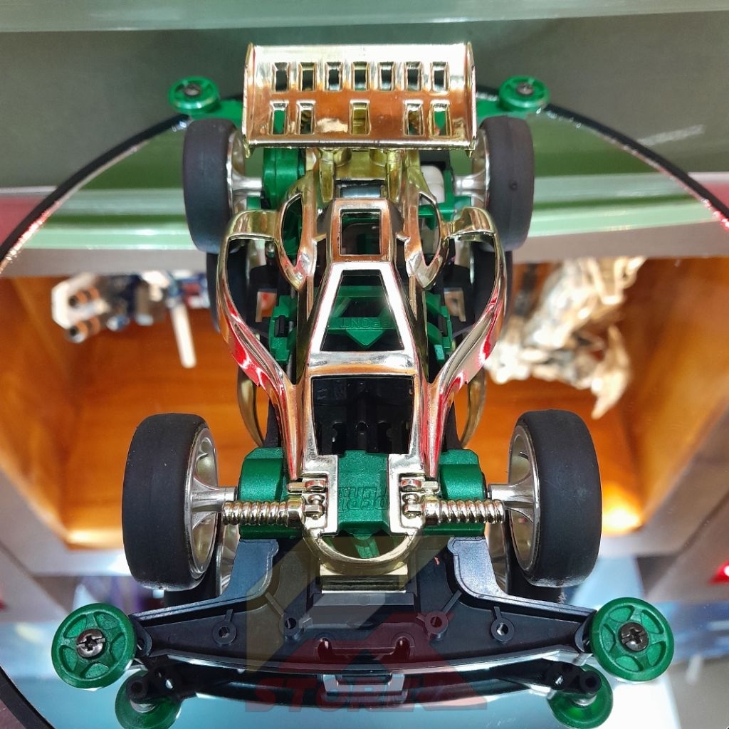 tamiya astute plated gold body super 2 chassis