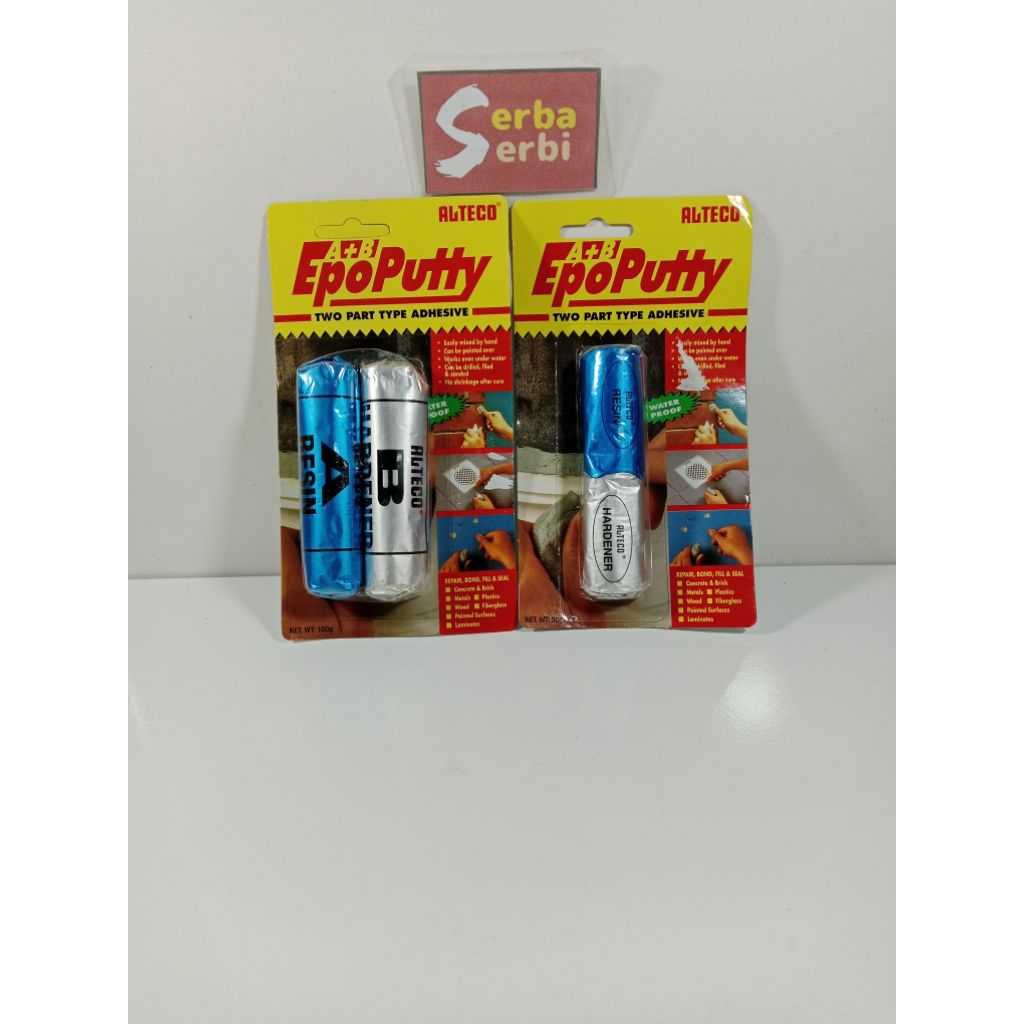 *EPO PUTTY*Lem porting resin hardener epoxy adhesive A+B Alteco