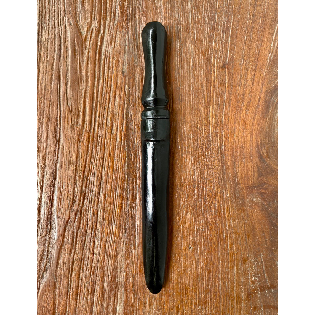 Tombak Biring Dwi Pamor Batu Lapak Dadung Muntir