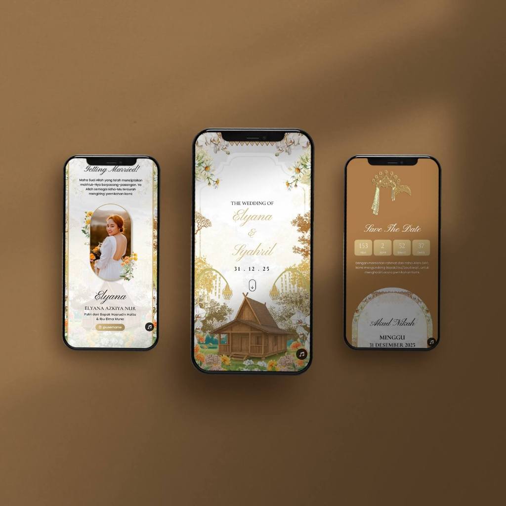 Template Satuan JSON Sunda Heritage Motion Series Elemenpress Undangan Digital Website Animasi Tema 