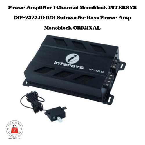 Power Monoblock INTERSYS ISP-2522.1D Class D Audio Mobil Power Amplifier Original