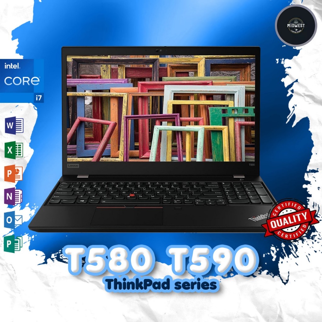 Lenovo Thinkpad T590 T580 Intel I7 / I5 RAM 32GB 512GB 15 Inch Murah Bergaransi