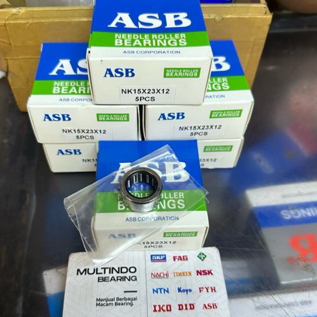 NEEDLE BEARING NK 15×23×12 PERSENELING HONDA TIGER NK 15 23 12 ASB ORIGINAL ORIGINAL