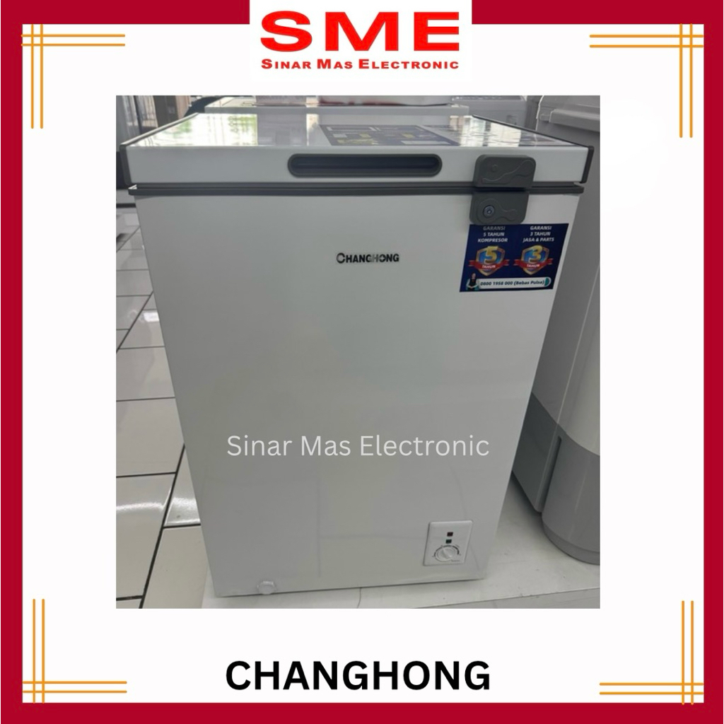 Chest Freezer Box Changhong 100 Liter