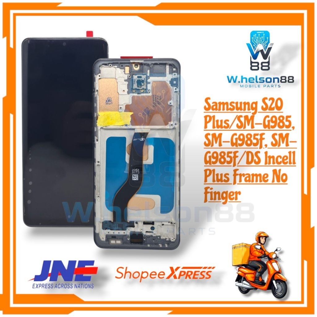 LCD TOUCHSCREEN SAMSUNG GALAXY S20 PLUS/S20+/G985/G985F INCELL PLUS FRAME