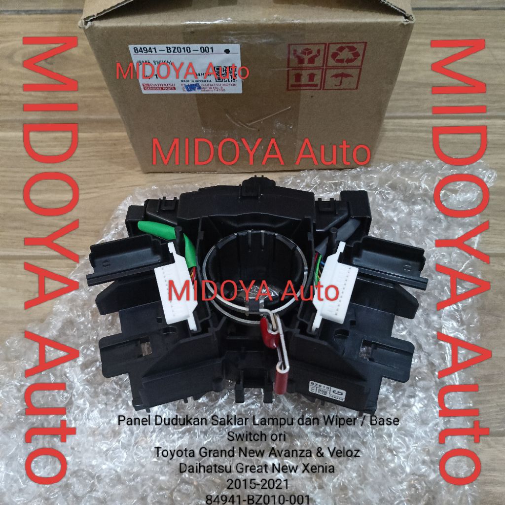 Panel Dudukan Saklar Lampu dan Wiper Grand Avanza Veloz Great Xenia 2015-2021 ori 84941-BZ010