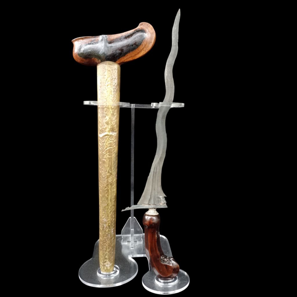 Keris Balebang Luk 7 Tangguh Majapahit Pamor Ceprit Original Sepuh