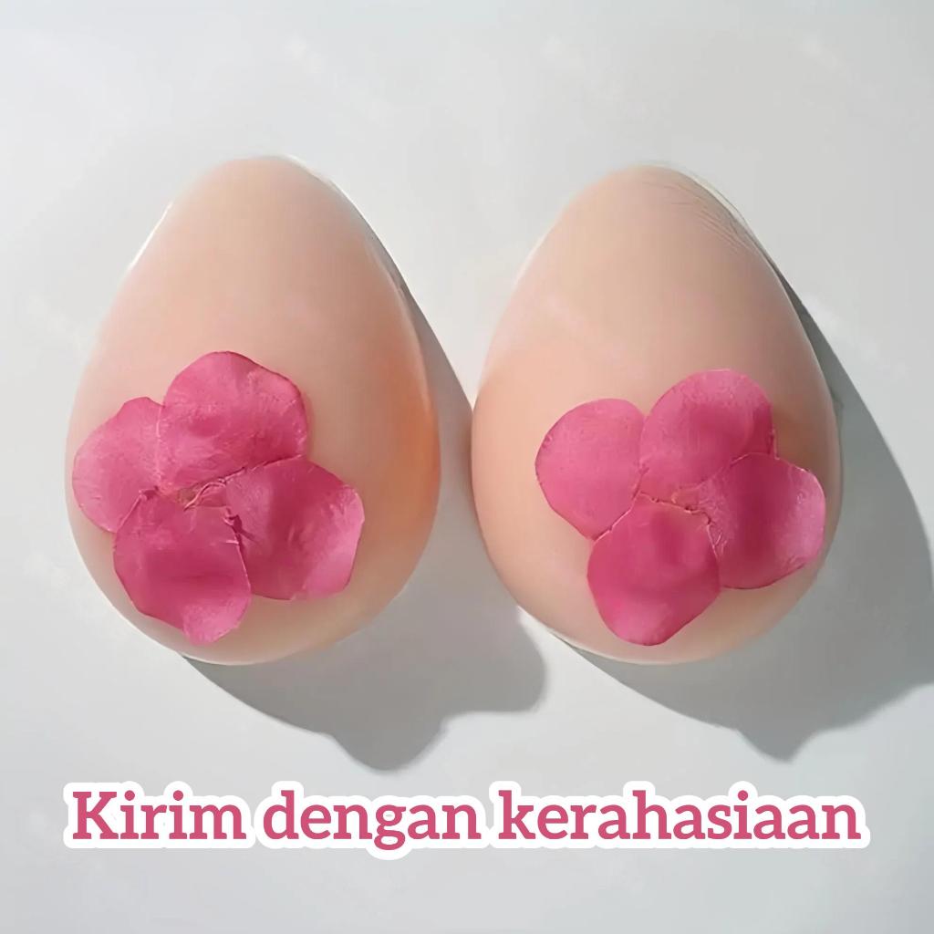 1 pasang/Satu Silikon Bra Mastektomi Insert Pad Penyumpal Breast Cancer Payudara Palsu payudara pals