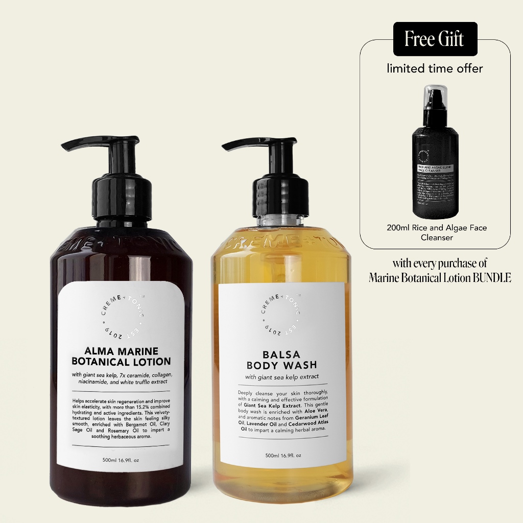 [BUNDLE] Creme and Tonic Body Wash + Marine Botanical Lotion
