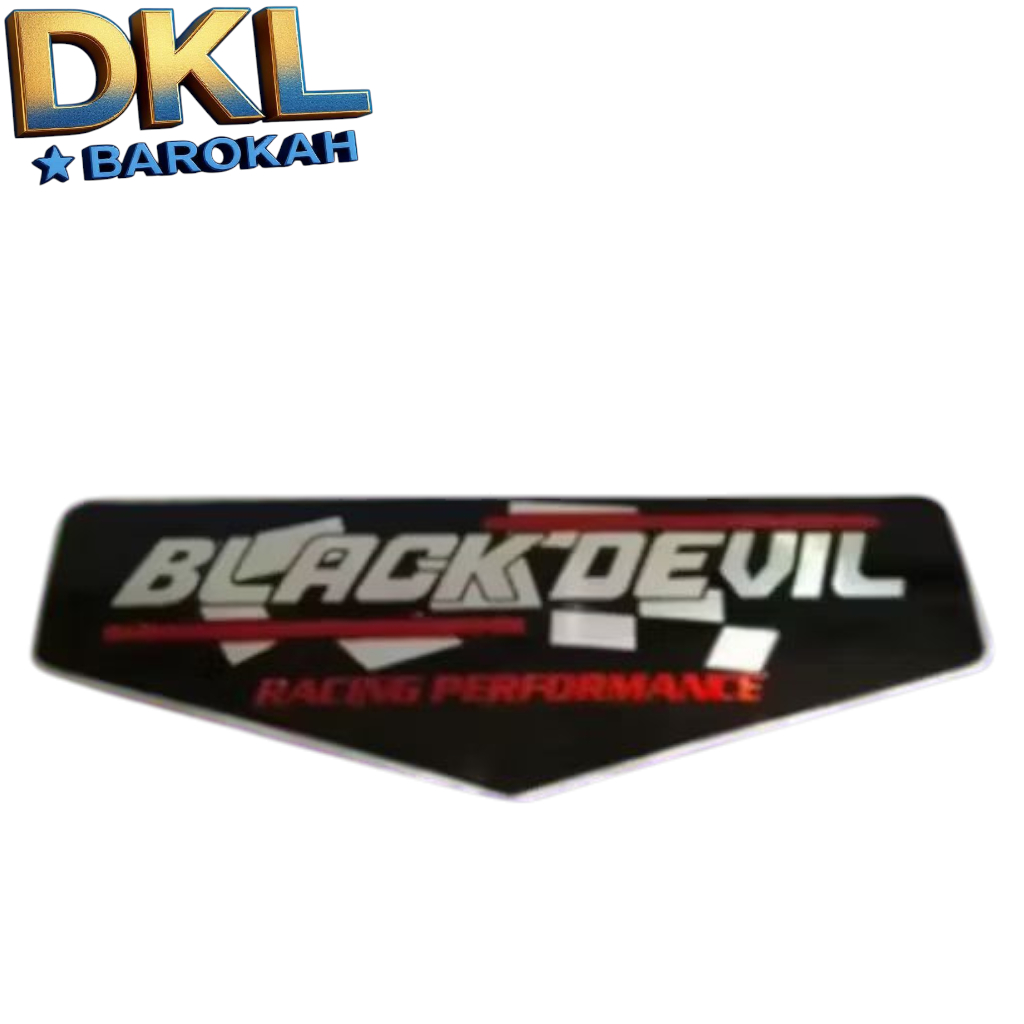 EMBLEM KNALPOT BLACK DEVIL