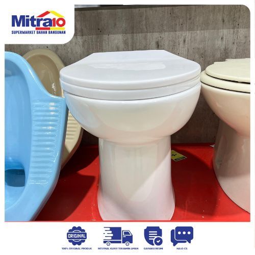 Closet Duduk Washdown Putih FSA106 R10 - Tidy Closet