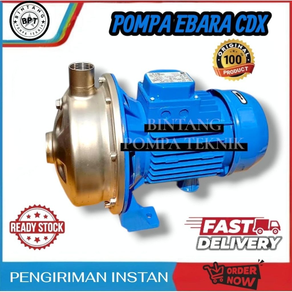 Pompa Ebara CDX 200/20 2HP Pompa Booster Ebara Stainlees CDX