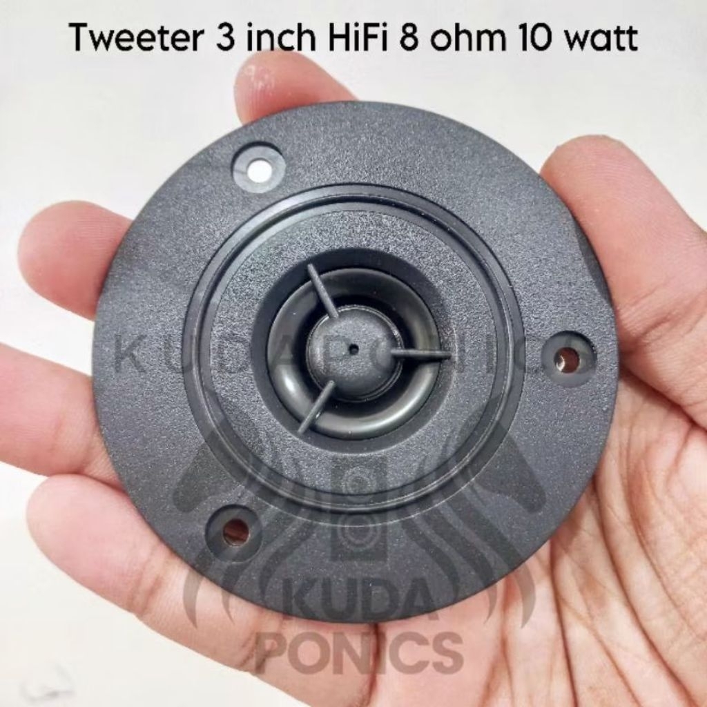 Speaker Twiter Tweeter Bulat 3 inch 8 ohm 10 Watt Hifi