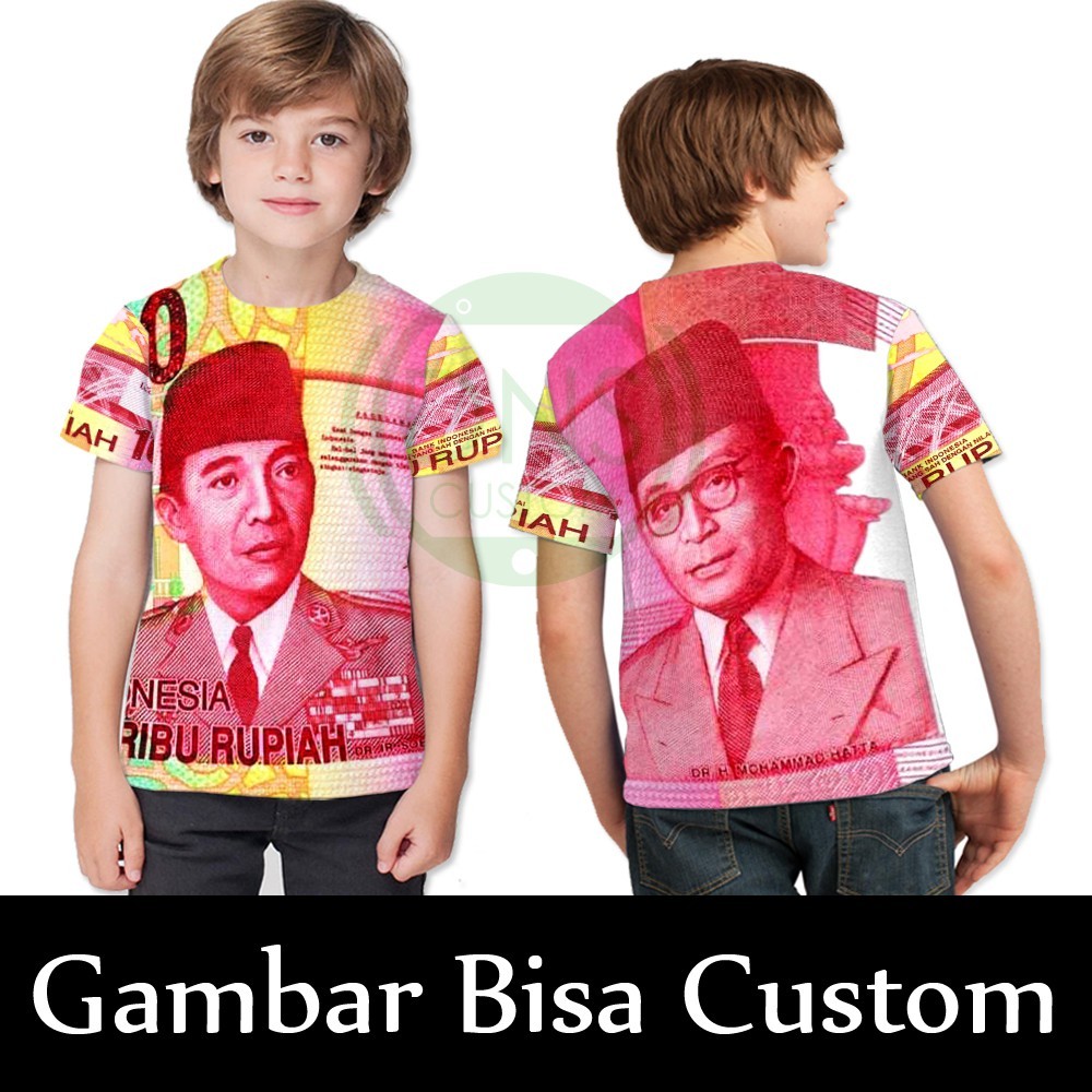 Kaos Anak Uang 100 Ribu Custom Printing
