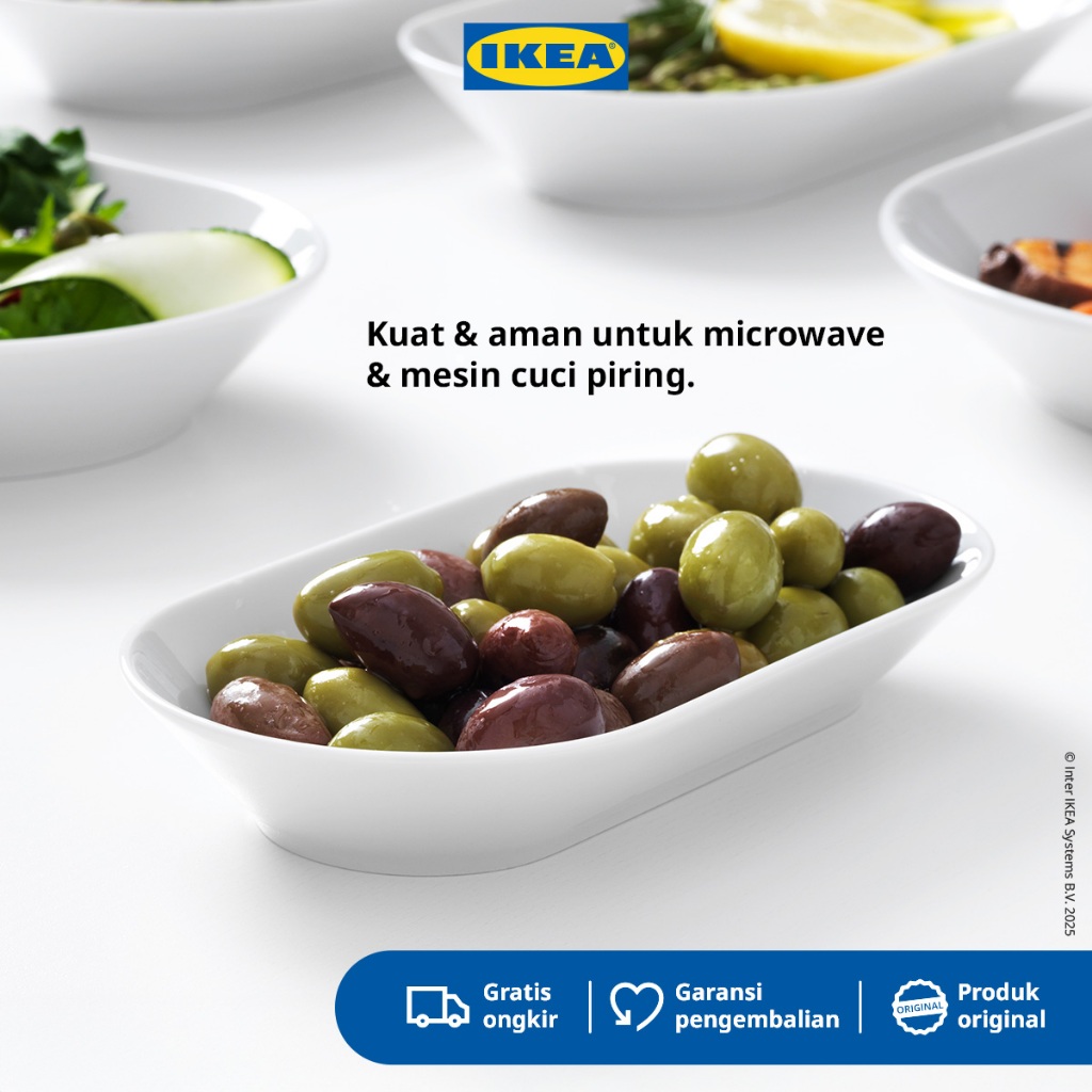 IKEA 365+ Piring Saji Keramik 19x10cm Kitchenware