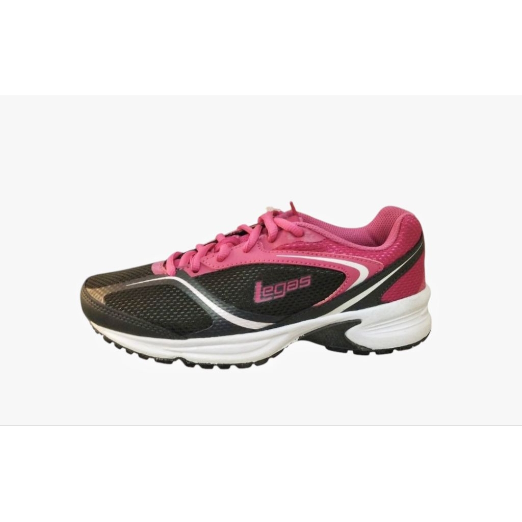 Sepatu League Legas Hitam Pink Neptune La W 3D Running Shoes Cewe Original Wanita Sale Ori Murah