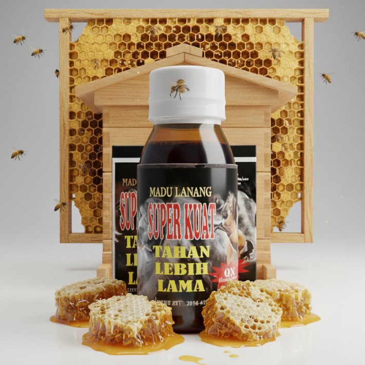 Madu super Kuat Lanang Hitam Terlaris Madu Perkasa Pria
