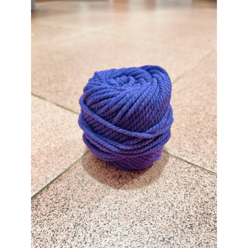 Tali Macrame Ungu Gelap 3MM 100Gr