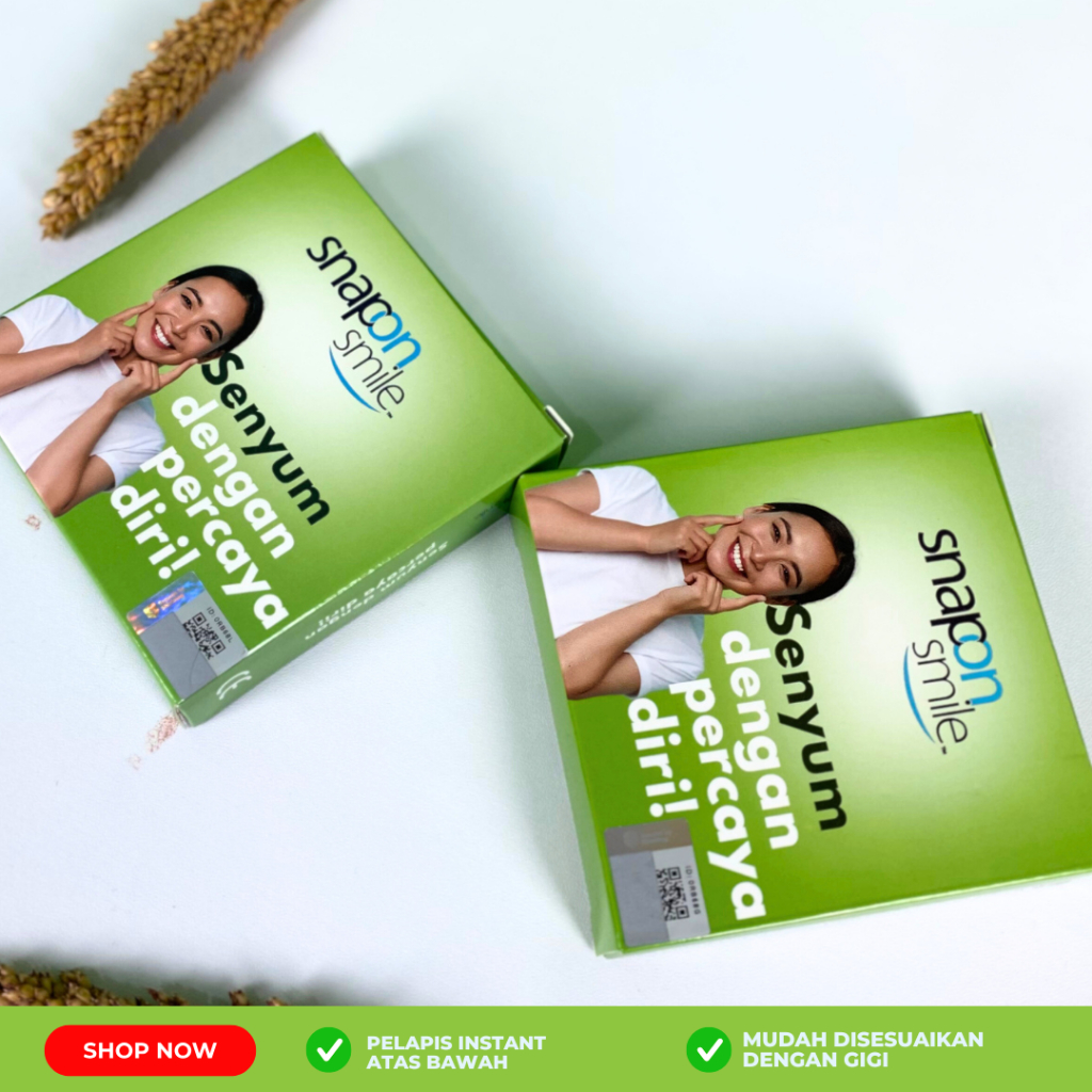 Gigi Palsu Tinggal Pasang Ori Gigi Palsu Snapon Smile ORIGINAL Authentic Snap On Smile 100%