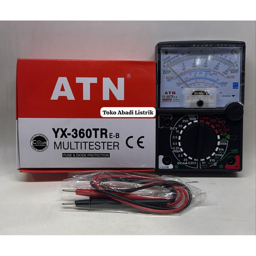 Multitester Manual Masda SP-860 / TRM YX-1000A / ATN SP-110 & YX-360TR Analog Jarum AVO Meter