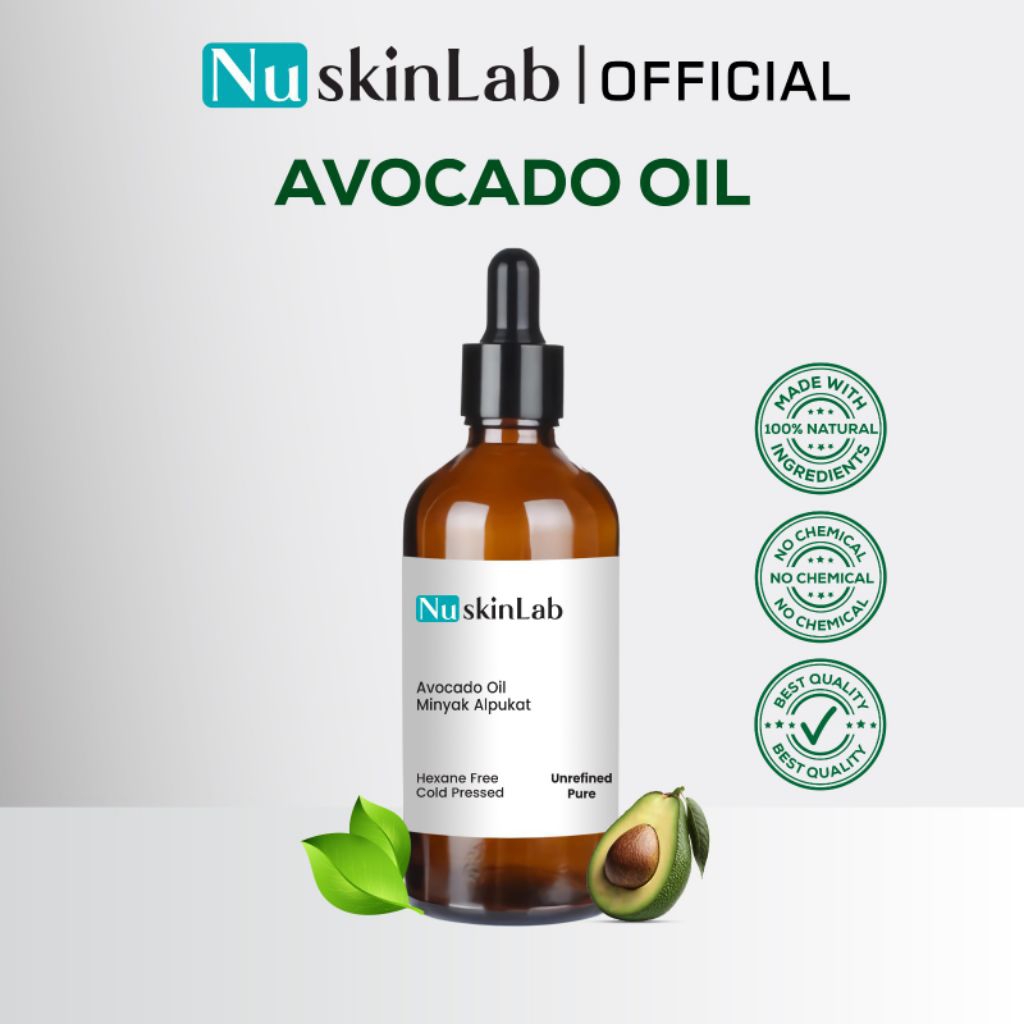 NuskinLab Avocado Oil - Minyak Alpukat, Melembabkan Kulit