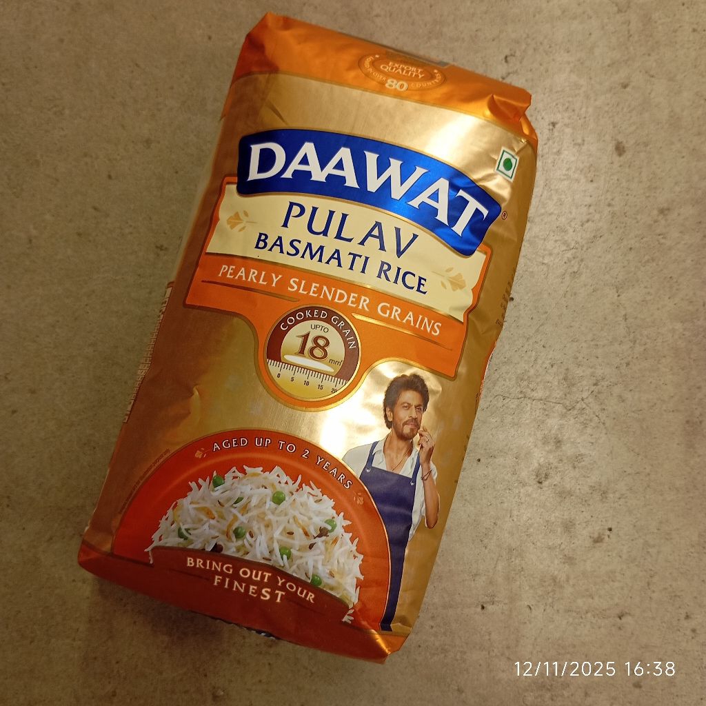 Beras Daawat Pulav Basmati Rice 1kg