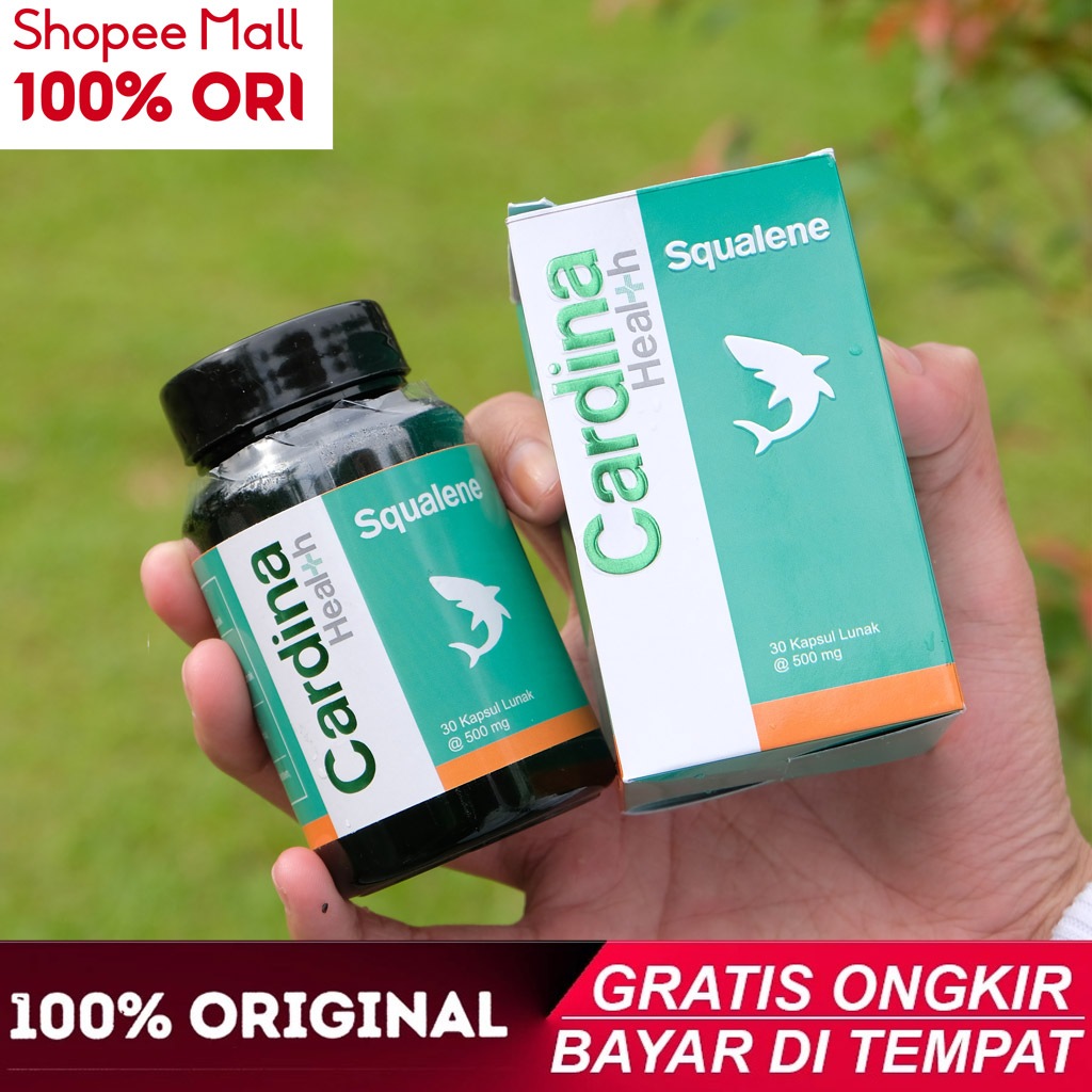 Obat Kesuburan Sperma Pria - Mengentalkan Mani Encer - Vitamin Sperma - Cardina Squalene Asli