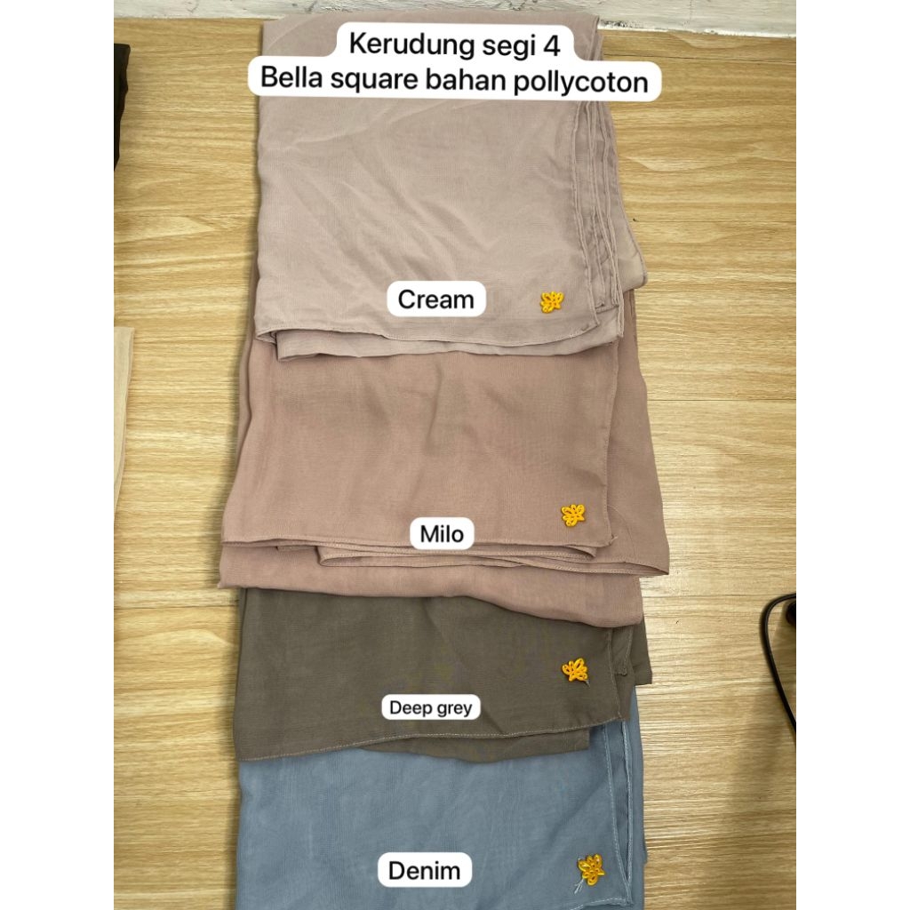 preloved kerudung segi 4 paris, napocut, hijaberies
