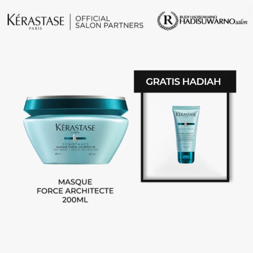 Kerastase Masque Force Architecte 200ml Masker Rambut Rapuh
