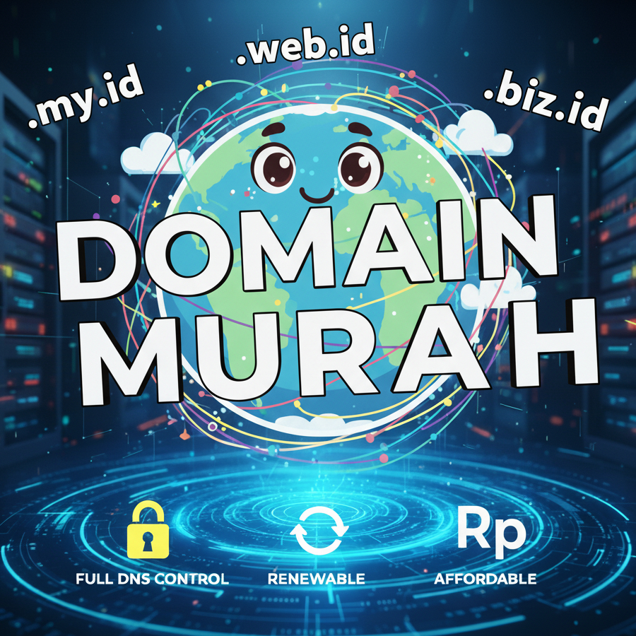 Domain murah my.id web.id biz.id bisa perpanjang