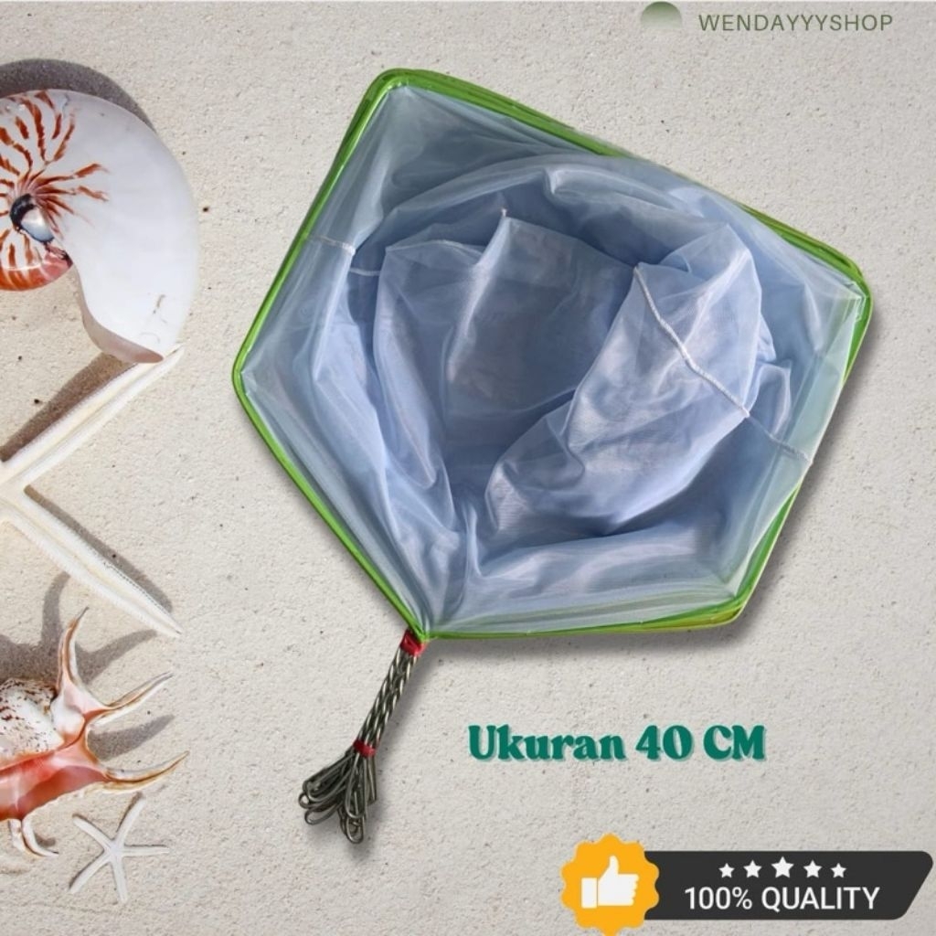 Serokan Ikan Seser Kutu Air Aquarium Ukuran 40 Cm