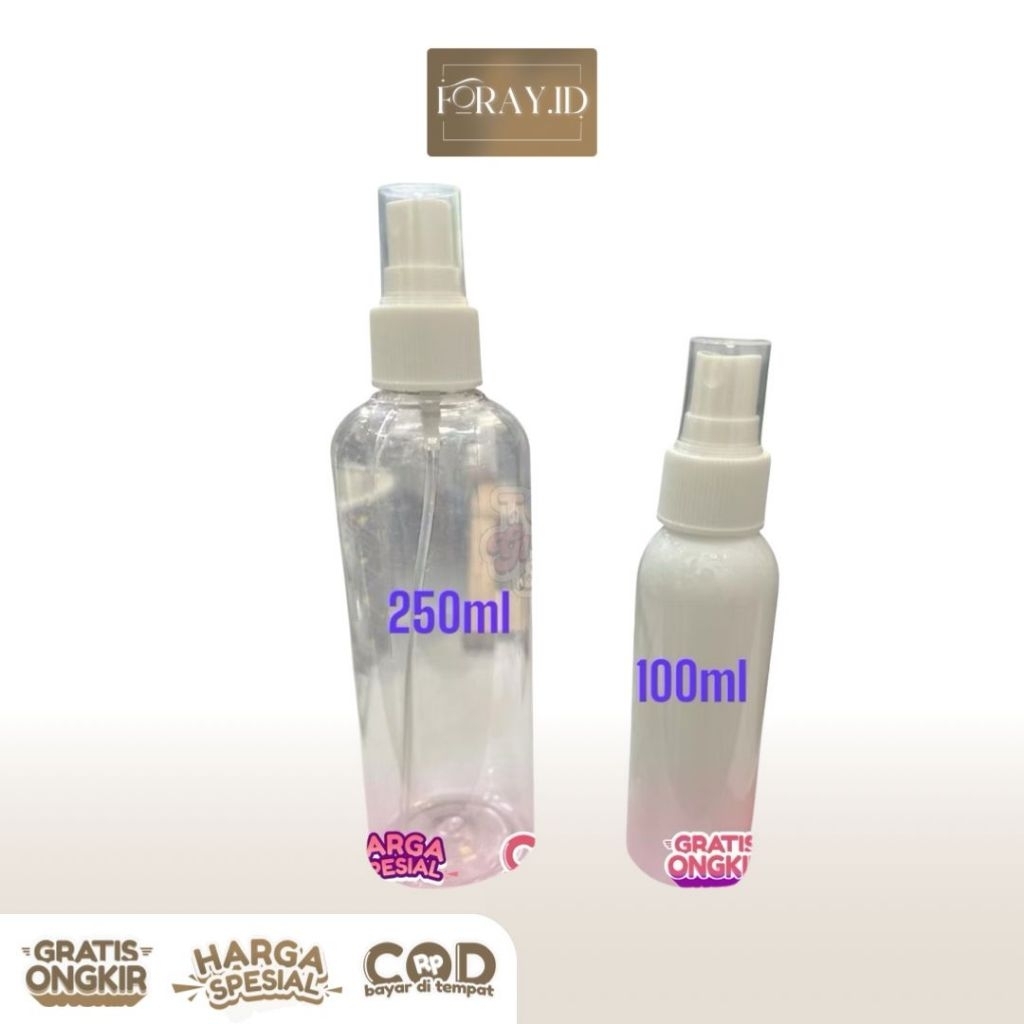 (12 pcs ) Botol Spray 250ml