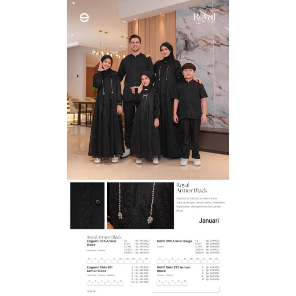 SARIMBIT ETHICA ROYAL ARMOR BLACK, SARIMBIT ETHICA HITAM, SARIMBIT WARNA HITAM