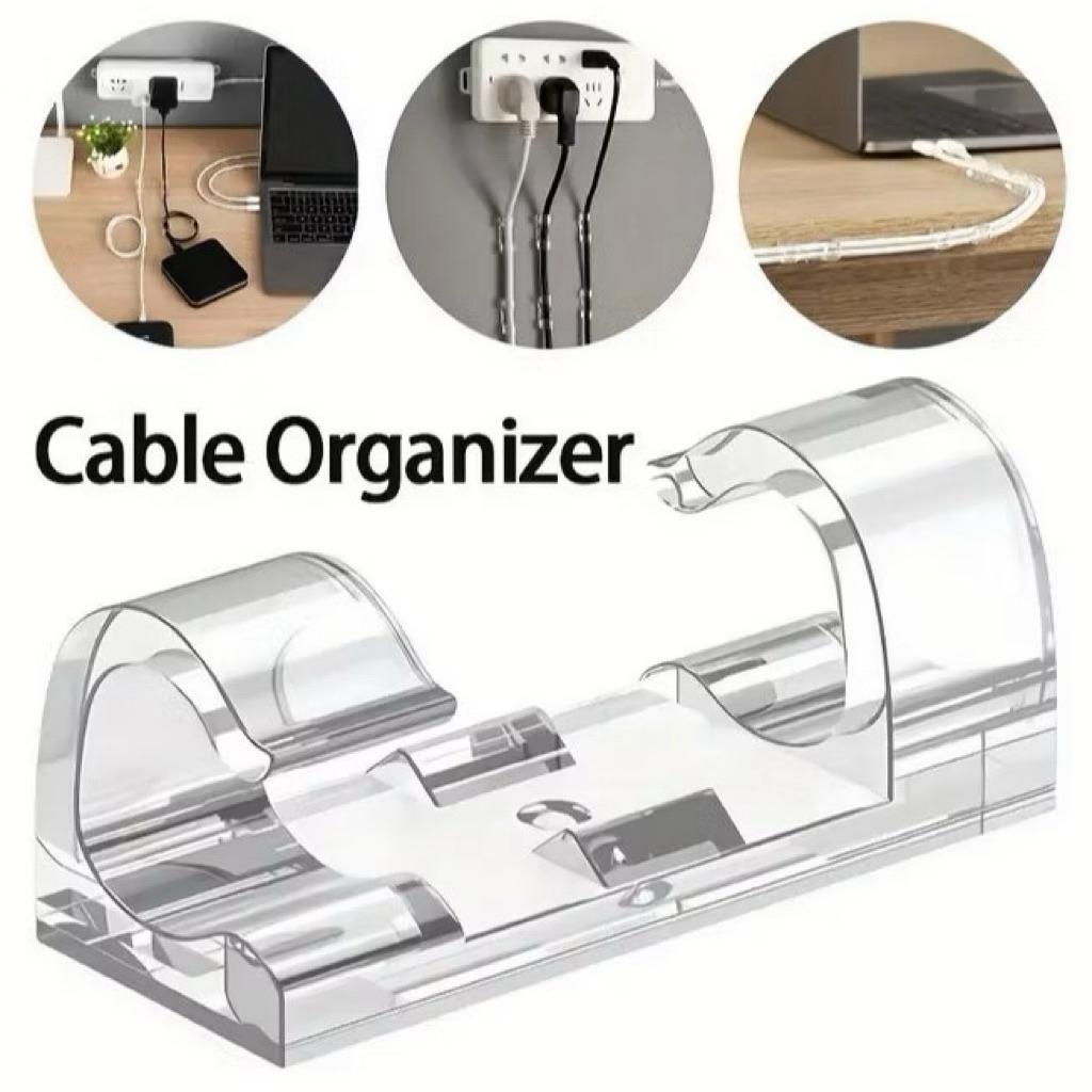 WS CLIP CABLE ORGANIZER KLIP KABEL TANPA PAKU