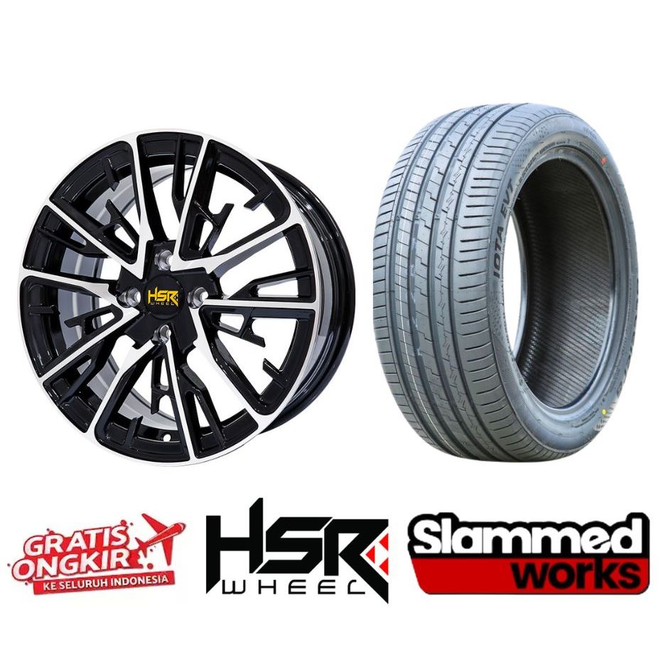 Paket Velg Hsr Ring 16 Plus Ban Accelera Untuk Mobil Jazz Vios Avanza Livina Brio Dlln