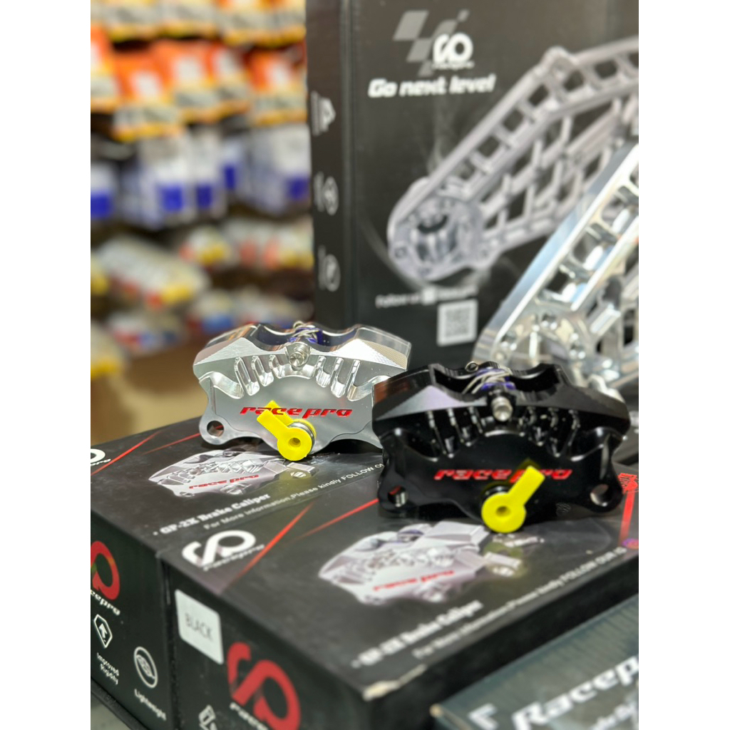 KALIPER RACE PRO GP1R 4P MONOBLOK & GPX2 2P ORIGINAL BLACK & SILVER BEAT SCOOPY VARIO NMAX AEROX LEX