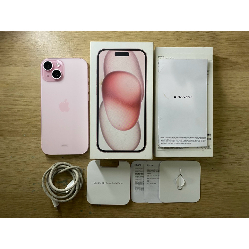 iphone 15 128gb pink IB0X second