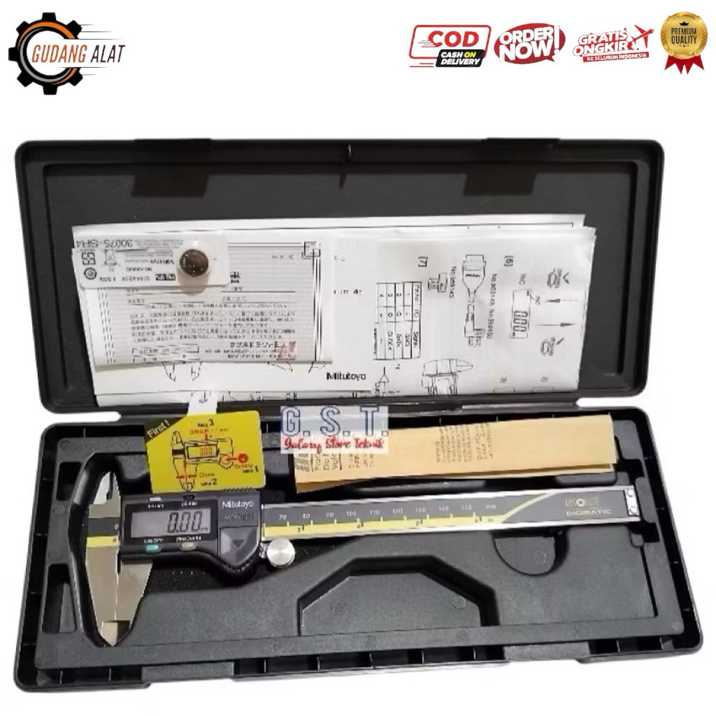 Vernier Caliper Mitutoyo 6inch Sigmat Digital 150mm 500-196-30 mitutoyo 6"