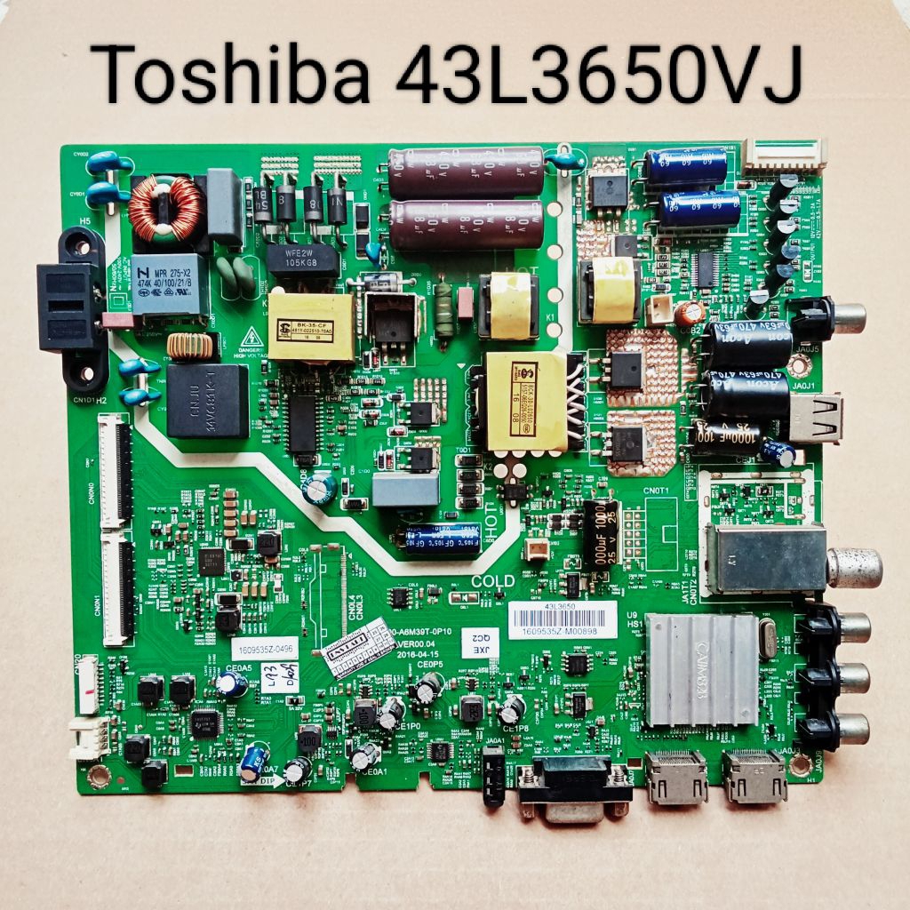 MB Mainboard-Motherboard-Mesin Tv LED Toshiba 43L3650VJ