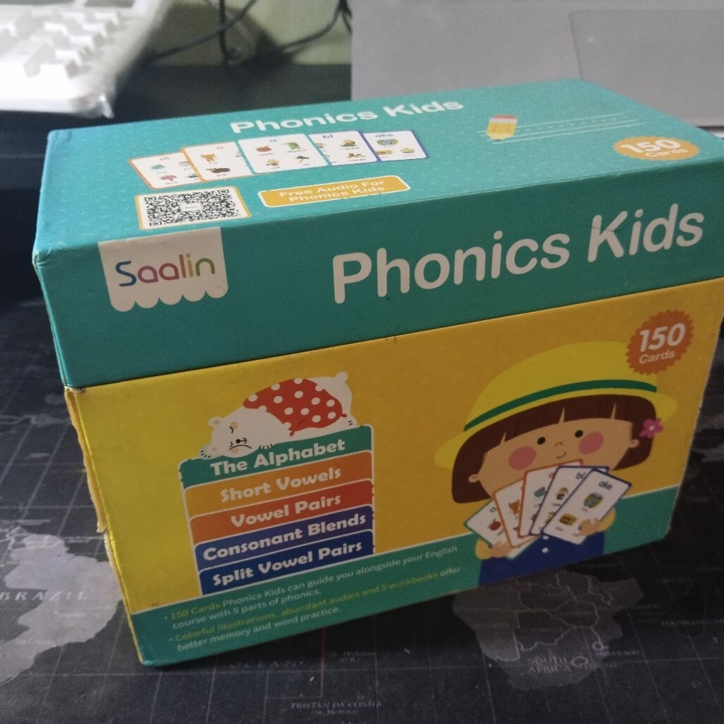 Saalin PHONIC KIDS 150 Cards 3+ Ages