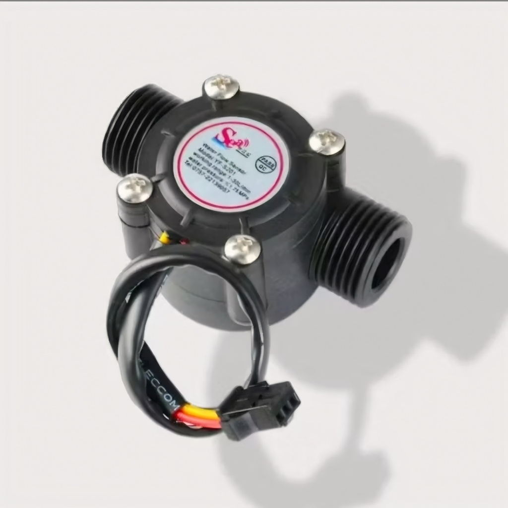 Flow Sensor Pom Mini Sea Uk 1/2' Flow Hitam Sensor Pertamini Digital