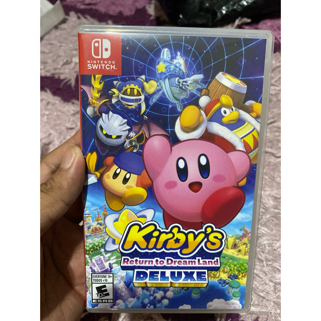 Kirby’s Return to Dream Land Deluxe Game Kirby Nintendo Switch Kaset Fisik Katrid Cartridge Card Gam