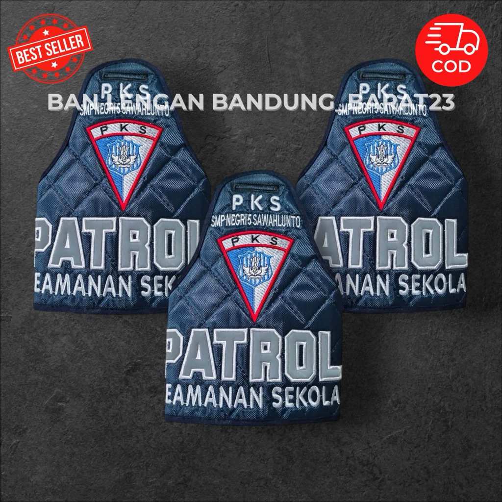Ban lengan patroli keamanan sekolah pks ( bisa reques kodam dan kodim )