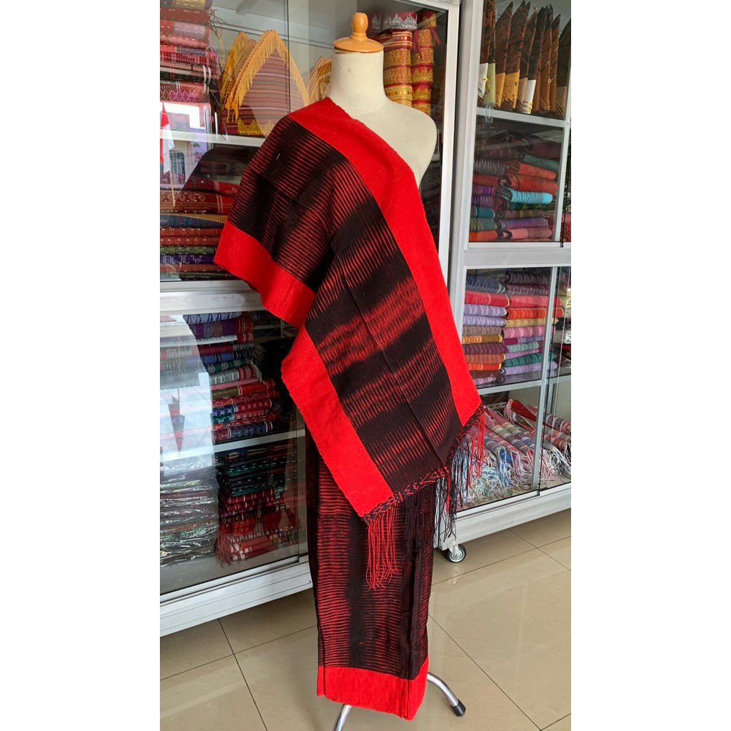 Songket Harungguan/Bintang Maratur Tenun Tangan Asli