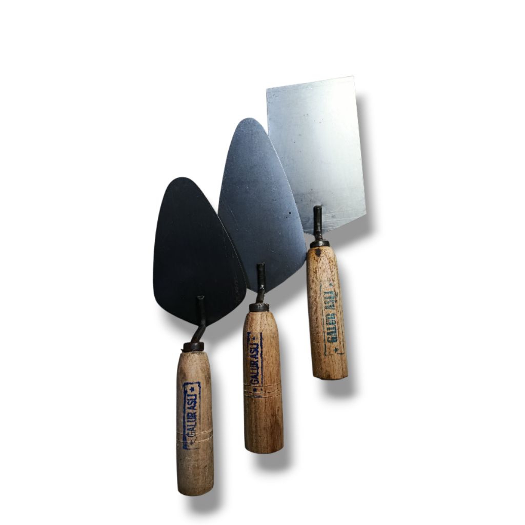 Sendok Galur Asli isi 3 pcs / Sendok bangunan.