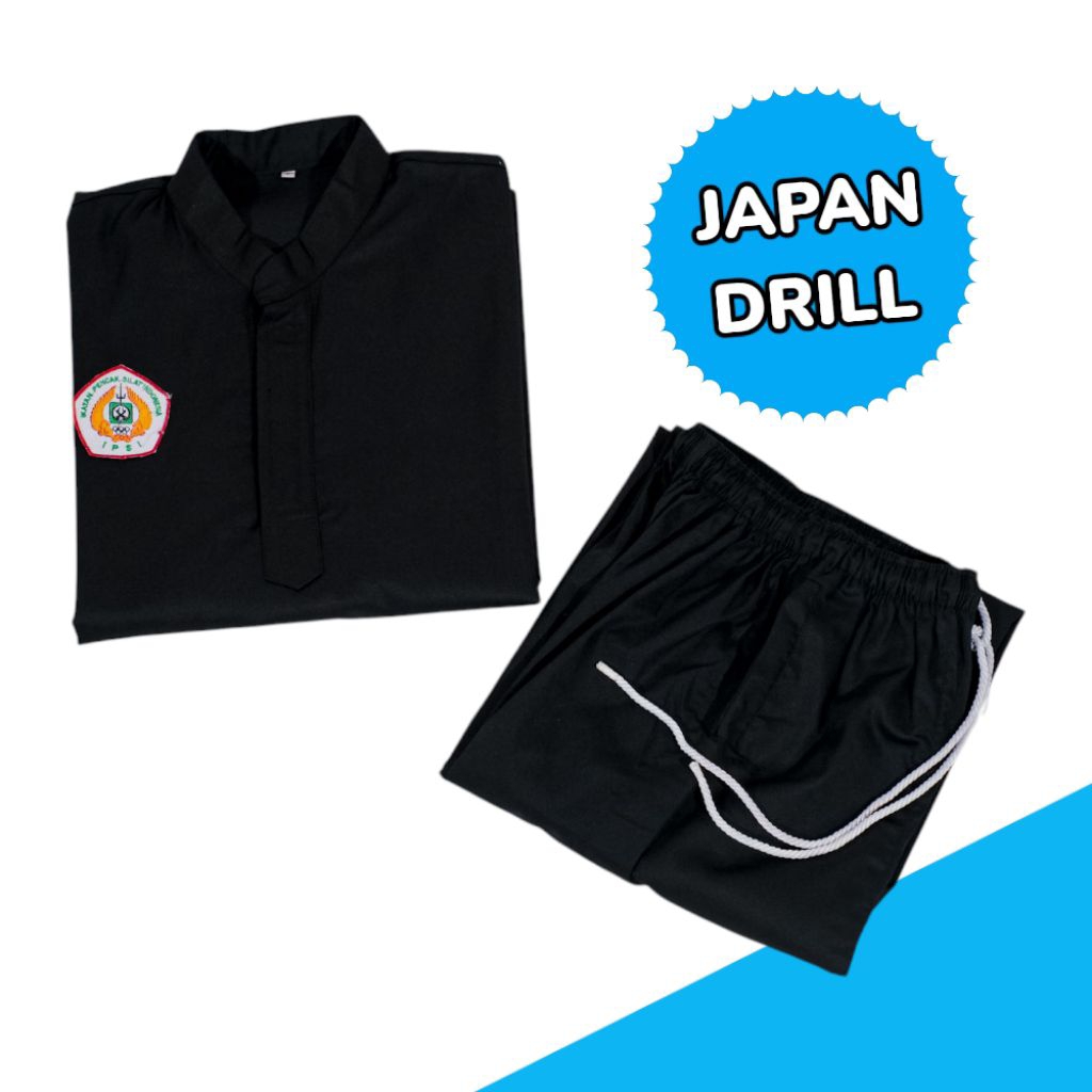 SERAGAM IPSI JAPAN DRIL / SERAGAM SILAT IPSI / BAJU IPSI